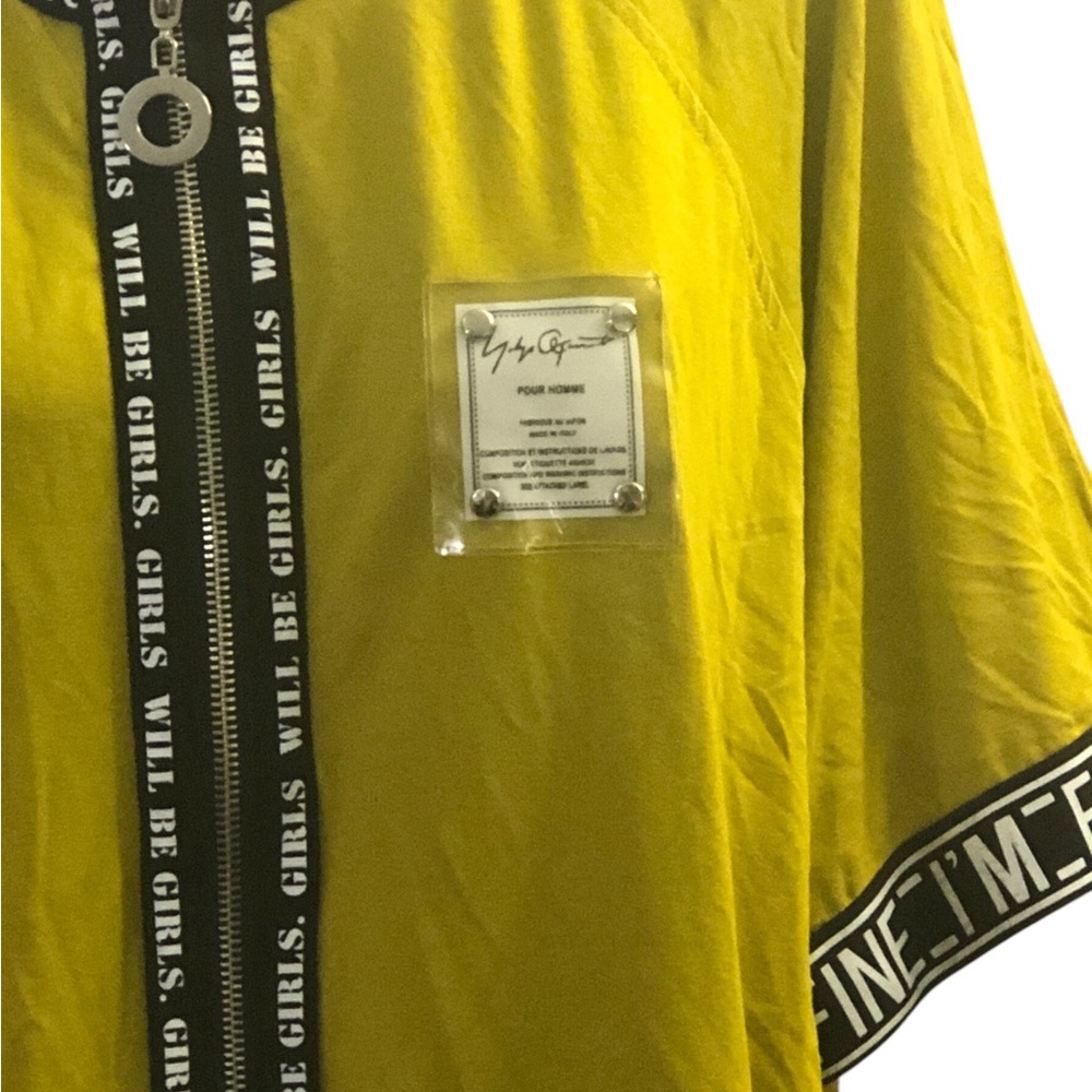 Max Live Vibrant Yellow Zip-Up Tunic Shirt